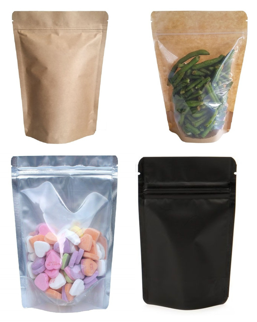 Customized Black Medical Marijuana & Cannabis Packaging Bag